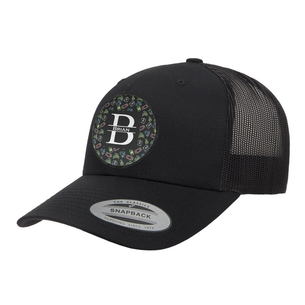 Custom Video Game Trucker Hat - Black (Personalized)