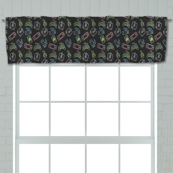 Video Game Valance - Closeup on window