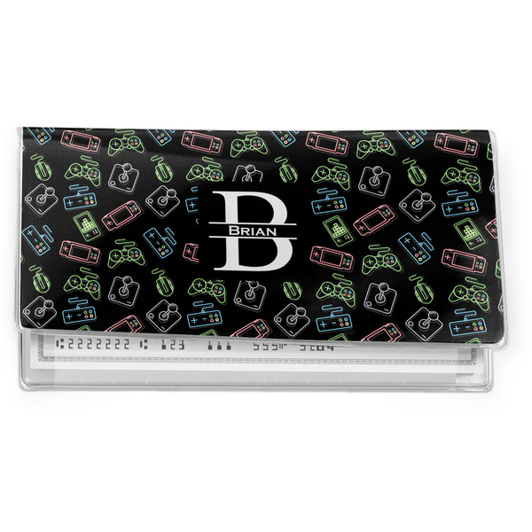 Custom Video Game Vinyl Checkbook Cover (Personalized)