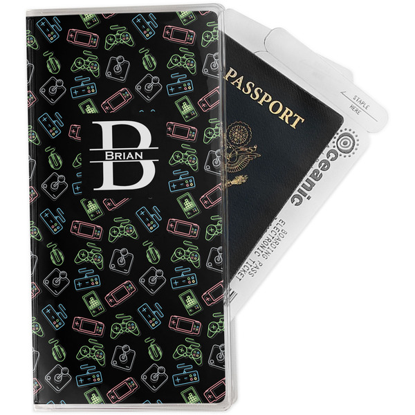Custom Video Game Travel Document Holder