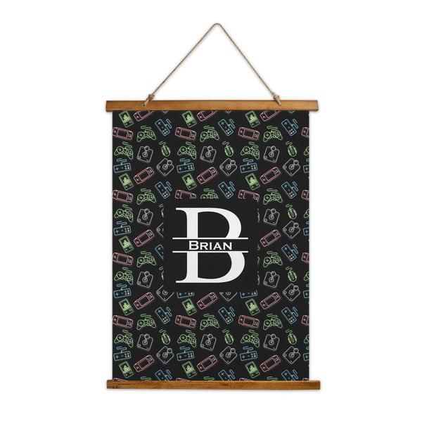 Custom Video Game Wall Hanging Tapestry - Tall (Personalized)
