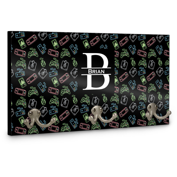 Video Game Wall Mounted Coat Hanger - Side View