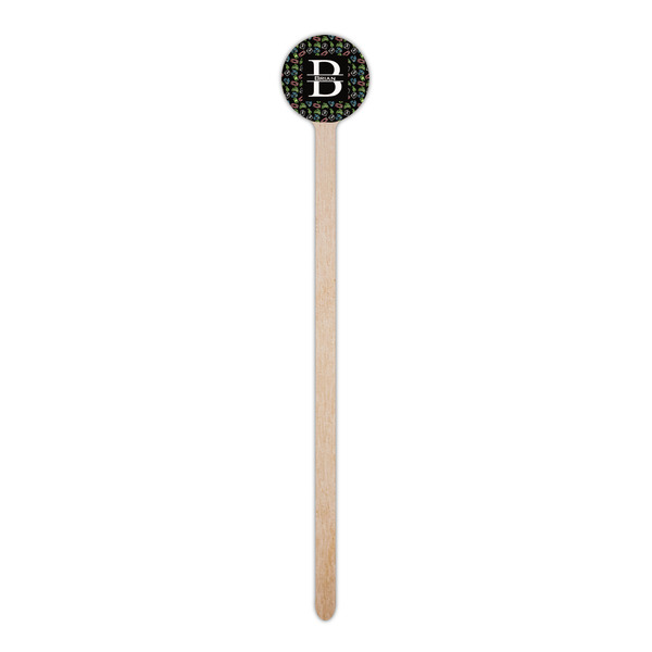 Video Game Wooden 6" Stir Stick - Round - Single Stick