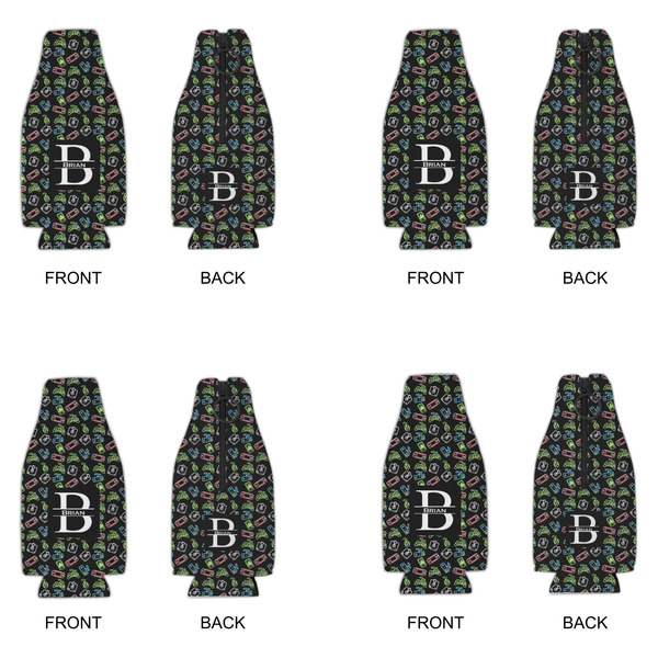 Video Game Zipper Bottle Cooler - Set of 4 - APPROVAL