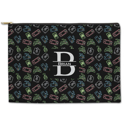 Video Game Zipper Pouch - Large - 12.5"x8.5" (Personalized)