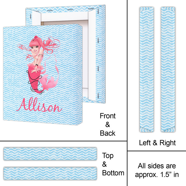 Mermaid 11x14 - Canvas Print - Approval