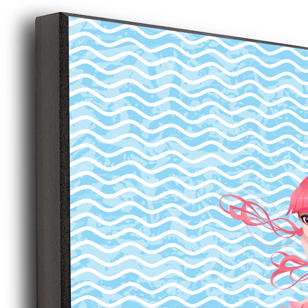 Mermaid 11x14 Wood Print - Closeup