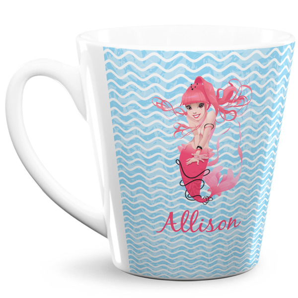 Custom Mermaid 12 Oz Latte Mug (Personalized)