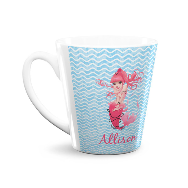 Mermaid 12 Oz Latte Mug - Front