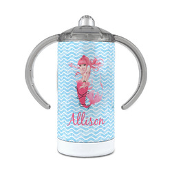 Mermaid 12 oz Stainless Steel Sippy Cup (Personalized)