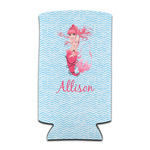 Mermaid Can Cooler (tall 12 oz) (Personalized)