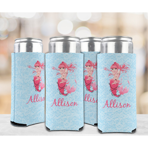 Mermaid 12oz Tall Can Sleeve - Set of 4 - LIFESTYLE