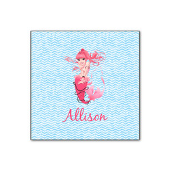 Mermaid Wood Print - 12x12 (Personalized)
