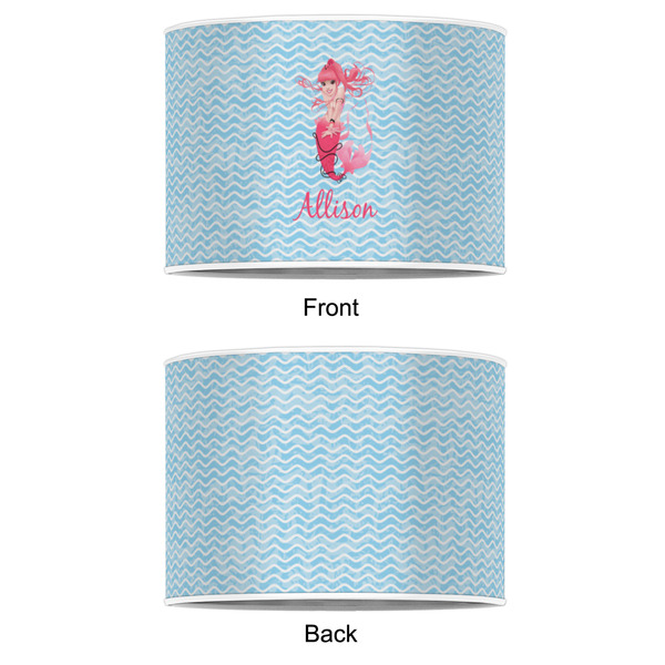 Mermaid 16" Drum Lampshade - APPROVAL (Poly Film)