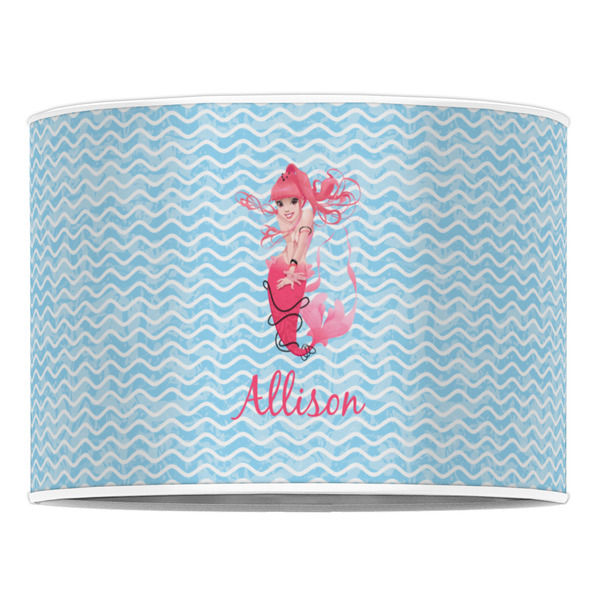 Mermaid 16" Drum Lampshade - FRONT (Poly Film)