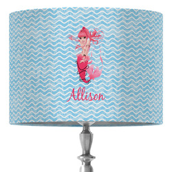 Mermaid 16" Drum Lamp Shade - Fabric (Personalized)