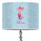 Mermaid 16" Drum Lampshade - ON STAND (Poly Film)