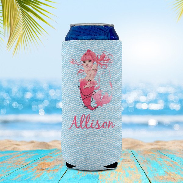 Mermaid 16oz Can Sleeve - LIFESTYLE