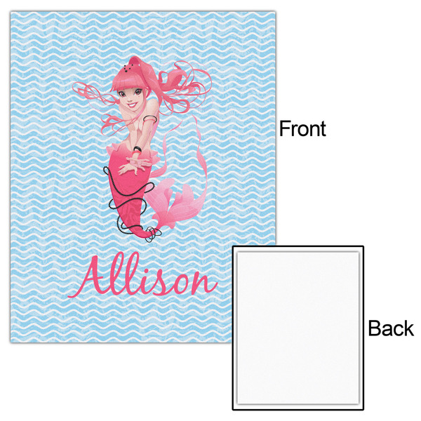 Mermaid 16x20 - Matte Poster - Front & Back