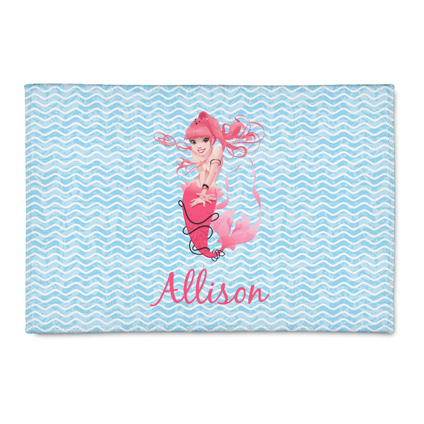 Custom Mermaid 2' x 3' Indoor Area Rug (Personalized)