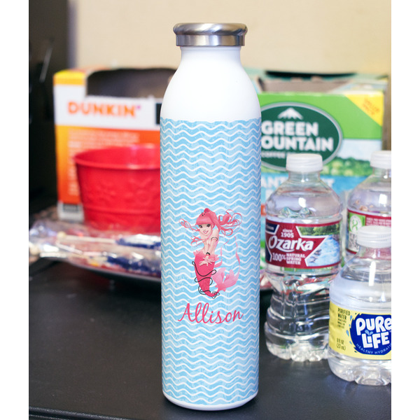 Mermaid 20oz Water Bottles - Full Print - In Context