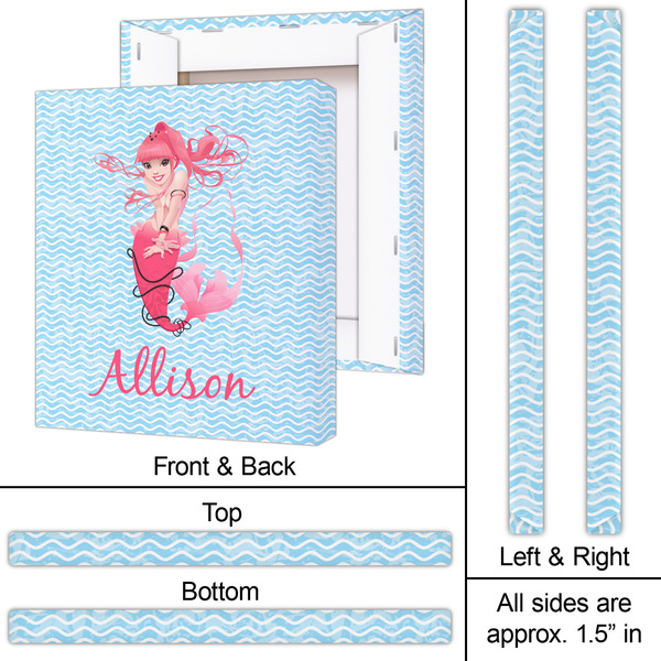 Mermaid 20x24 - Canvas Print - Approval