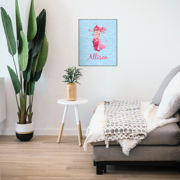 Mermaid 20x24 Wood Print - In Context