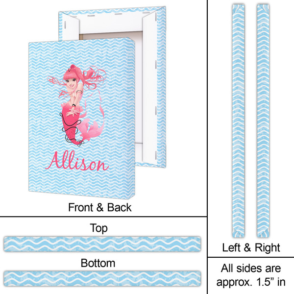 Mermaid 20x30 - Canvas Print - Approval