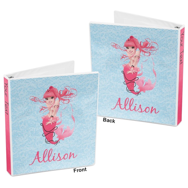 Mermaid 3-Ring Binder Front and Back
