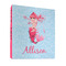Mermaid 3 Ring Binder - Full Wrap - 1" (Personalized)