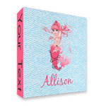 Mermaid 3 Ring Binder - Full Wrap - 2" (Personalized)