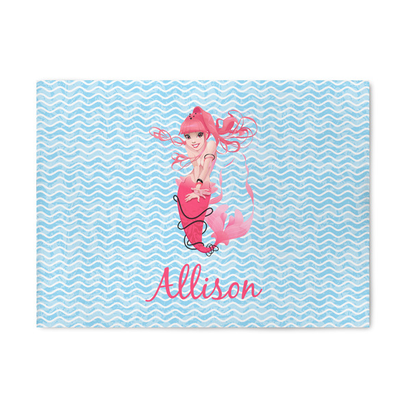 Custom Mermaid 5' x 7' Indoor Area Rug (Personalized)