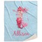 Mermaid Sherpa Throw Blanket - 60"x80" (Personalized)