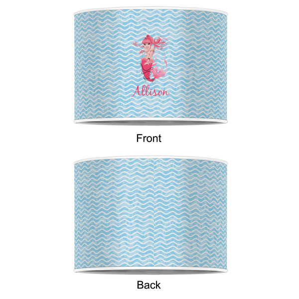 Mermaid 8" Drum Lampshade - APPROVAL (Poly Film)