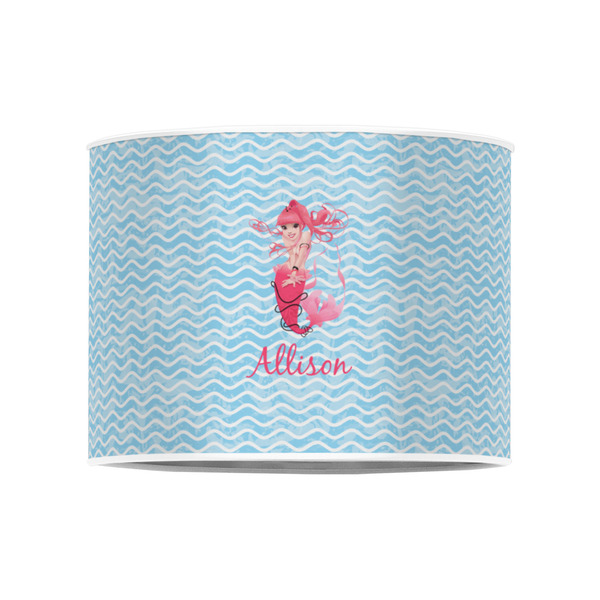 Mermaid 8" Drum Lampshade - FRONT (Poly Film)