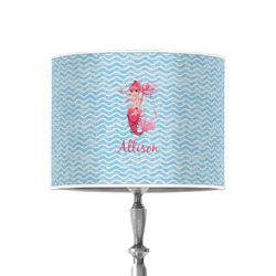 Mermaid 8" Drum Lamp Shade - Poly-film (Personalized)