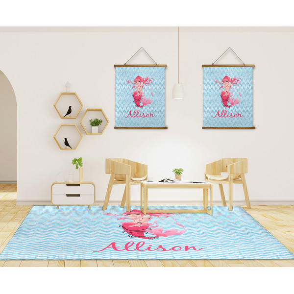 Mermaid 8'x10' Indoor Area Rugs - IN CONTEXT