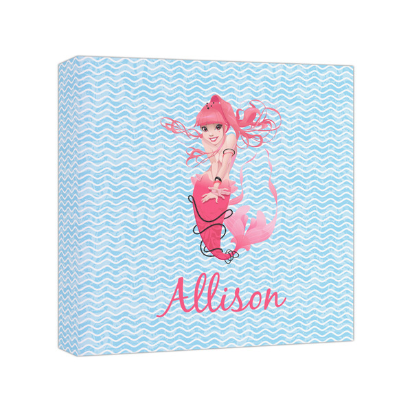 Custom Mermaid Canvas Print - 8x8 (Personalized)