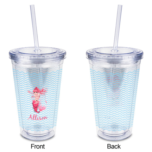 Mermaid Acrylic Tumbler - Full Print - Approval