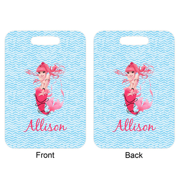 Mermaid Aluminum Luggage Tag (Front + Back)