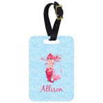 Mermaid Metal Luggage Tag w/ Name or Text