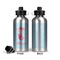 Mermaid Aluminum Water Bottle - Front and Back