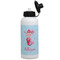 Mermaid Aluminum Water Bottle - White Front