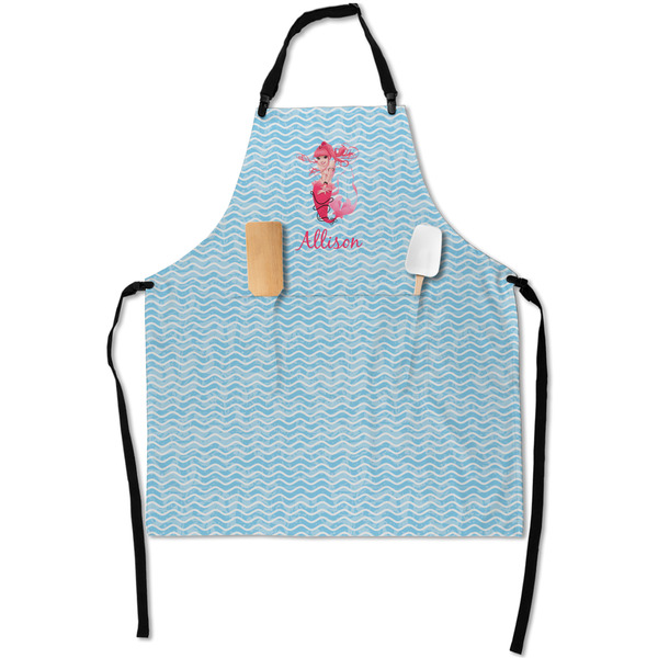 Custom Mermaid Apron With Pockets w/ Name or Text