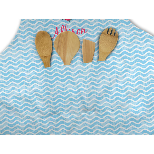 Mermaid Apron - Pocket Detail with Props
