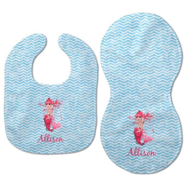 Mermaid Baby Bib & Burp Set - Approval (new bib & burp)