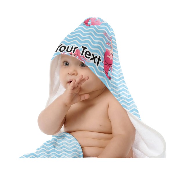 Mermaid Baby Hooded Towel on Child