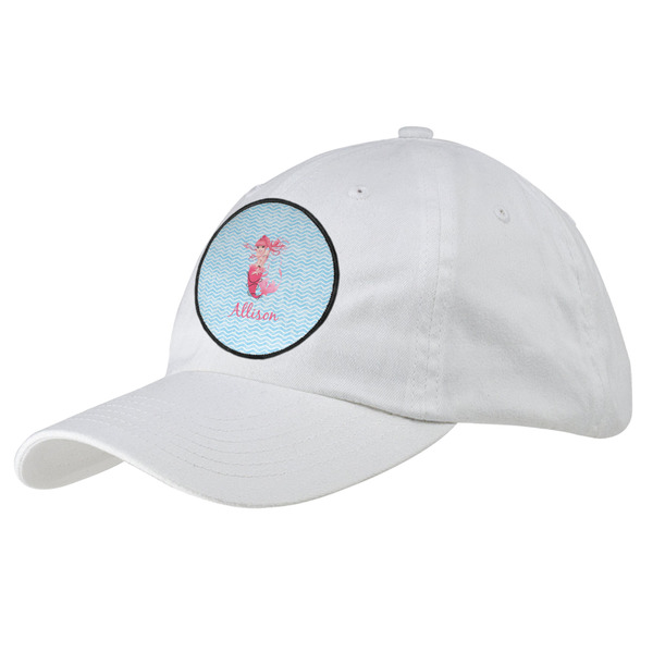 Custom Mermaid Baseball Cap - White (Personalized)