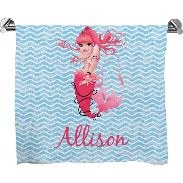 Custom Mermaid Bath Towel (Personalized)