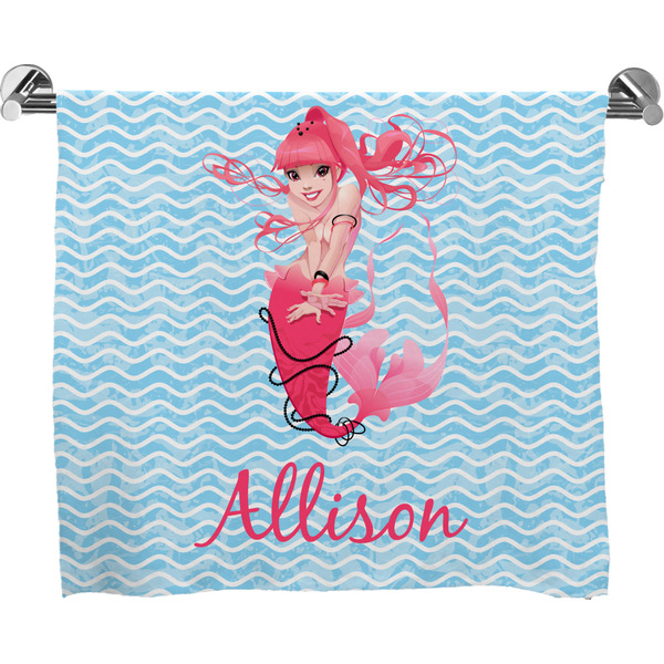 Custom Mermaid Bath Towel (Personalized)